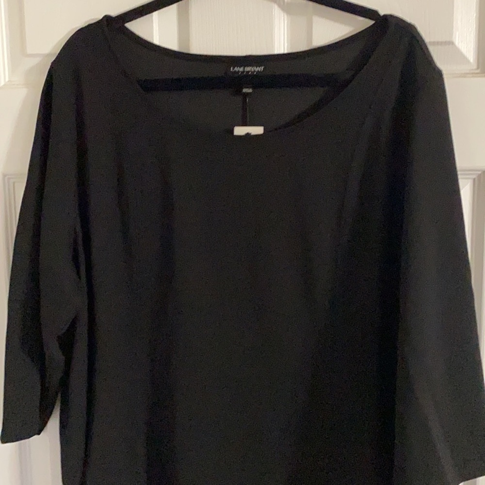 Lane Bryant solid Black dress - Picture 2 of 6